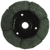 Osborn 3" 120 Grit Silicon Carbide Crimped Disc Brush Fine Grade, Plain Hole Connector, 1-1/2" Trim Length, 3/4" Shank Diam, 7/8" Arbor Hole 0004702300 - 63816128