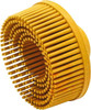 Value Collection 2" 80 Grit Ceramic Straight Disc Brush Threaded Hole Connector, 5/8" Trim Length, 1/4-20 Threaded Arbor Hole SC00222786 - 41573940
