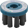 Weiler Abrasives 3" 120 Grit Silicon Carbide Crimped Disc Brush Fine Grade, Plain Hole Connector, 1-1/2" Trim Length, 7/8" Arbor Hole 85778 - 82073651