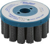 Weiler Abrasives 4" 120 Grit Silicon Carbide Crimped Disc Brush Fine Grade, Plain Hole Connector, 1-1/2" Trim Length, 7/8" Arbor Hole 85816 - 82073834