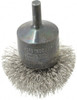 Osborn 2" Diam Stainless Steel Crimped End Brush 1/4" Shank Diam, 15,000 Max RPM 0003073100 - 00126508