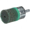 Osborn 1" Diam Steel Crimped End Brush 1" Trim Length, 1/4" Shank Diam, 13,000 Max RPM 0003061400 - 52603552