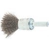 Tru-Maxx 1/2" Diam Stainless Steel Flared Crimped End Brush 7/8" Trim Length, 1/4" Shank Diam, 25,000 Max RPM 88515 - 32246340