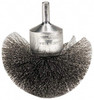 Weiler Abrasives 2-3/4" Diam Steel Flared Crimped End Brush 1/4" Shank Diam, 16,000 Max RPM 10040 - 75846402