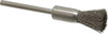 Weiler Abrasives 5/16" Diam Stainless Steel Crimped End Brush 9/16" Trim Length, 1/8" Shank Diam, 25,000 Max RPM 98447 - 75852418