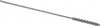 Osborn 1/8" Diam Helical Nylon Tube Brush 1" Brush Length, 4" OAL, 0.067" Diam Shank 0005641700 - 03262797