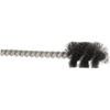 Weiler Abrasives 3/4" Diam Helical Steel Tube Brush Single Spiral, 0.006" Filament Diam, 1" Brush Length, 3-1/2" OAL, 7/32" Diam Stainless Steel Shank 91125 - 64705189