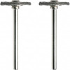 Dremel 3/4" OD, 1/8" Shank Diam, Straight Filament Steel Wheel Brush 1/16" Face Width, 3/4" Trim Length, 15,000 RPM 428-02 - 92656230