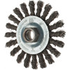 Tru-Maxx 4" OD, 5/8-11 Arbor Hole, Knotted Steel Wheel Brush 1/4" Face Width, 7/8" Trim Length, 0.02" Filament Diam, 20,000 RPM 88549 - 32246571