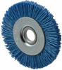 Value Collection 3" OD, 1/2" Shank Diam, 1/2" Arbor Hole, Crimped Nylon Wheel Brush 3/8" Face Width, 5/16" Trim Length, 4,500 RPM 3507512555 - 82410325