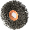 Weiler Abrasives 3" OD, 5/8" Arbor Hole, Crimped Steel Wheel Brush 5/8" Face Width, 15/16" Trim Length, 0.014" Filament Diam, 20,000 RPM 15677 - 75849455