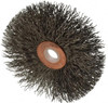 Weiler Abrasives 3" OD, 1/2" Arbor Hole, Crimped Stainless Steel Wheel Brush 5/8" Face Width, 1" Trim Length, 0.014" Filament Diam, 20,000 RPM 16973 - 75849687