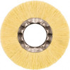 Weiler Abrasives 6" OD, 2" Arbor Hole, Natural Fiber Wheel Brush 5/8" Face Width, 1-1/2" Trim Length, 6,000 RPM 20180 - 75850073