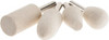 Value Collection 4 Piece, 1/4" Shank Diam, Wool Felt Bob Set Medium Density, Includes Ball, Cone, Cylinder, Flame, Olive & Oval Bobs 516207 - 91088252