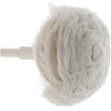 Value Collection 2-1/2" Diam 1/4" Shank Diam Soft Density Round End Shaped Mounted Bob 2-1/2" Head Length, 2-1/2" Shank Length, Cotton Muslin 520911063 - 66998253