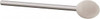 Value Collection 5/16" Diam 3/32" Shank Diam Hard Density Ball Shaped Mounted Bob 3/8" Head Length, 2" Shank Length, Wool Felt 516098 - 91067777