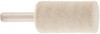 Value Collection 3/4" Diam 1/4" Shank Diam Medium Density Cylinder Shaped Mounted Bob 1-1/2" Head Length, 2" Shank Length, Wool Felt 516189 - 91067868