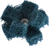 Standard Abrasives 1-1/2 x 1/2" Medium 2 Ply Cross Buff 8-32 Threaded Hole, 20,000 Max RPM 7000046830 - 93669521