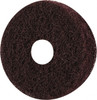 Merit Abrasives 3" Diam, Medium Mounted Scrubber Buffing Wheel 3 Ply, Medium Grade, 1/4" Shank Diam, 8,000 RPM 08834131988 - 84525385