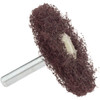 Merit Abrasives 2" Diam, Medium Mounted Scrubber Buffing Wheel 1 Ply, Medium Grade, 1/4" Shank Diam, 12,000 RPM 66254420825 - 84525492