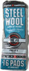Value Collection Grade 0 Steel Wool 3 x 4", Medium Fine Grade SWMC16 - 00542233