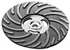Made in USA 6" Diam Disc Backing Ribbed Backing Pad Soft Density, 8,600 RPM 8006F - 03688389