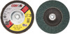 CGW Abrasives 7" 24 Grit 5/8-11 Center Hole Type 29 Zirconia Alumina Flap Disc Very Coarse Grade, Coated, Arbor Attachment, Poly Cotton Backing, 8,600 RPM 42730 - 56435365