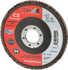 CGW Abrasives 4-1/2" 60 Grit 7/8" Center Hole Ceramic Flap Disc Medium Grade, Coated, Arbor Attachment, Polyester Backing, 13,300 RPM 42404 - 63009617