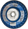 Norton 4-1/2" 60 Grit 5/8-11 Center Hole Type 27 Zirconia Alumina Flap Disc Medium Grade, Coated, Arbor Attachment, Fiberglass Backing, 13,300 RPM 66623399138 - 82482860