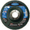 Osborn 4-1/2" 60 Grit 7/8" Center Hole Type 27 Zirconia Alumina Flap Disc Coarse Grade, Coated, Arbor Attachment, Fiberglass Backing, 13,280 RPM 5211186572 - 31725583