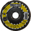 Tru-Maxx 4-1/2" 40 Grit 7/8" Center Hole Type 27 Zirconia Alumina Flap Disc Coarse Grade, Coated, Arbor Attachment, 13,300 RPM 25293 - 06379309