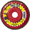 Tru-Maxx 4-1/2" 80 Grit 7/8" Center Hole Compact Ceramic Flap Disc Fine Grade, Coated, Arbor Attachment, Fiberglass Backing, 13,300 RPM 26105 - 61161436