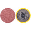 Merit Abrasives 3/4" 80 Grit Aluminum Oxide Quick Change Disc Type P Attachment, Brown, Coated, Cloth Backing, 40,000 RPM, Power-Lock Type 1 Compatible 69957399742 - 32068181