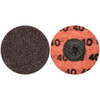 Norton 2" 40 Grit Aluminum Oxide Quick Change Disc Type P Attachment, Coarse Grade, Green, Coated, Polyester Backing, Power-Lock Type 3 Compatible 66623318994 - 30632822