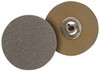 PFERD 2" 220 Grit Diamond Quick Change Disc Type S Attachment, Fine Grade, Brown, Coated, Cloth Backing, 9,500 RPM, CD Compatible 40523 - 91830810