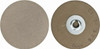 PFERD 3" 220 Grit Diamond Quick Change Disc Type R Attachment, Fine Grade, Brown, Coated, Cloth Backing, 6,300 RPM, CDR Compatible 40666 - 91830968