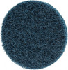 Standard Abrasives 3" Aluminum Oxide Quick Change Disc Type S Attachment, Medium Grade, Blue, Non-Woven, 8,000 RPM, SocAtt Compatible 7100074859 - 64132046