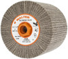 Walter Surface Technologies 4-1/2 x 4" Unmounted Flap Wheel Nonwoven, Fine Grade, 5/8-11 Threaded Hole, 3,800 Max RPM 07M444 - 66320888