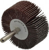 CGW Abrasives 2-1/2" Diam x 1" Face Width, Medium Aluminum Oxide Coated Mounted Flap Wheel 1/4" Shank Mount, 80 Grit, 23,000 Max RPM 39942 - 01823905