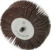 CGW Abrasives 3" Diam x 1" Face Width, Medium Aluminum Oxide Coated Mounted Flap Wheel 1/4-20 Threaded Mount, 60 Grit, 20,000 Max RPM 41005 - 01824457