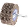 Merit Abrasives 2" Diam x 1" Face Width, Extra Fine Ceramic Alumina Coated Mounted Flap Wheel 1/4" Shank Mount, 320 Grit, Cloth Backing, 25,000 Max RPM 08834137375 - 72373244