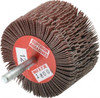 Superior Abrasives 2-1/2" Diam x 1-1/2" Face Width, Fine Aluminum Oxide Coated Mounted Flap Wheel 1/4" Shank Mount, 120 Grit, J Weighted Cloth Backing, 9,000 Max RPM 28971 - 01923697