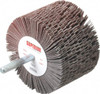Superior Abrasives 3" Diam x 2" Face Width, Extra Fine Aluminum Oxide Coated Mounted Flap Wheel 1/4" Shank Mount, 320 Grit, J Weighted Cloth Backing, 6,000 Max RPM 28956 - 01923762