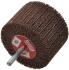 Superior Abrasives 3" Diam x 2" Face Width, Medium Aluminum Oxide Coated Mounted Flap Wheel 1/4" Shank Mount, 80 Grit, Interleaf, 8,000 Max RPM 10470 - 01937879