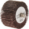 Tru-Maxx 1-1/2" Diam x 1" Face Width, Medium Aluminum Oxide Coated Mounted Flap Wheel 1/4-20 Threaded Mount, 60 Grit, 30,000 Max RPM SZQC560 - 87656914