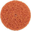Norton 4" Extra Coarse Grade Aluminum Oxide/Ceramic Deburring Disc 1/4" Center Hole, Arbor Connection, Orange, 8,000 Max RPM 66623334345 - 70469077