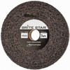 Brite Star 6" Diam, 1" Face Width, 1" Center Hole, Medium Grade, Aluminum Oxide Deburring Wheel Convolute, Hard Density 8 Grade, 6,000 RPM 66261114532 - 81243875