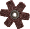 Superior Abrasives 2" Diam Nonwoven Sanding Star Medium Grade, Eyelet, 8,000 RPM 28836 - 40037632