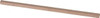 Made in USA 600 Grit Aluminum Oxide Square Polishing Stone Super Fine Grade, 1/8" Wide x 4" Long x 1/8" Thick 890-6270 - 05094347