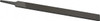 Nicholson 12" Long, Bastard Cut, Flat American-Pattern File Double Cut, 9/32" Overall Thickness, Tang 06084N - 80756315